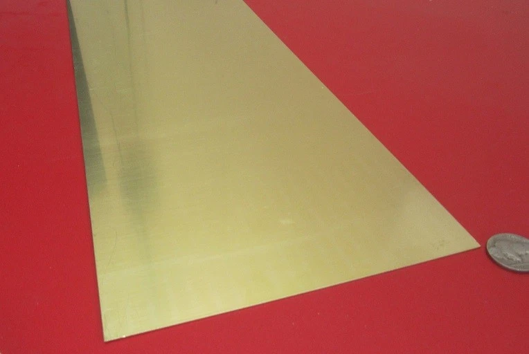 Barra plana de latón 260 .025" de grosor x 6.0" de ancho x 36" de largo Foto 1 de 4