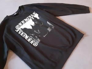 Boohoo MAN Herren Sweatshirt L Oversized Pullover schwarz Pitbulls Hunde - Bild 1 von 4