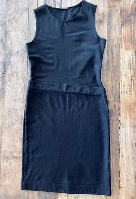 Narciso Rodriguez Vestido Pequeño Negro - Lana - Talla 6/8 - Saks 5th Ave. c. 2003/4 Foto 1 de 4
