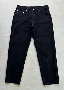 Vintage Levi’s Jeans Men’s 36x32 Black Denim Pants Baggy Loose Fit Skater Y2K - Picture 1 of 12