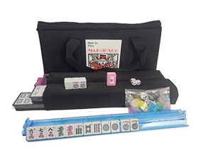 Western Mah Jongg-Set MahJong stile americano in borsa nera - Foto 1 di 6