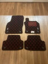Genuine Audi S3 Jdm Chequered Floor Mats A3 S Line Rs3 Rare