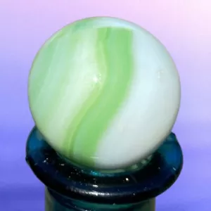 Vintage Marmo Scorie Agata Akro Bianco Verticilli Verde Lime - Foto 1 di 17