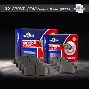 Pastillas de freno de disco de cerámica delanteras y traseras para Acura TSX Honda Accord EX, EX-L - Imagen 1 de 7
