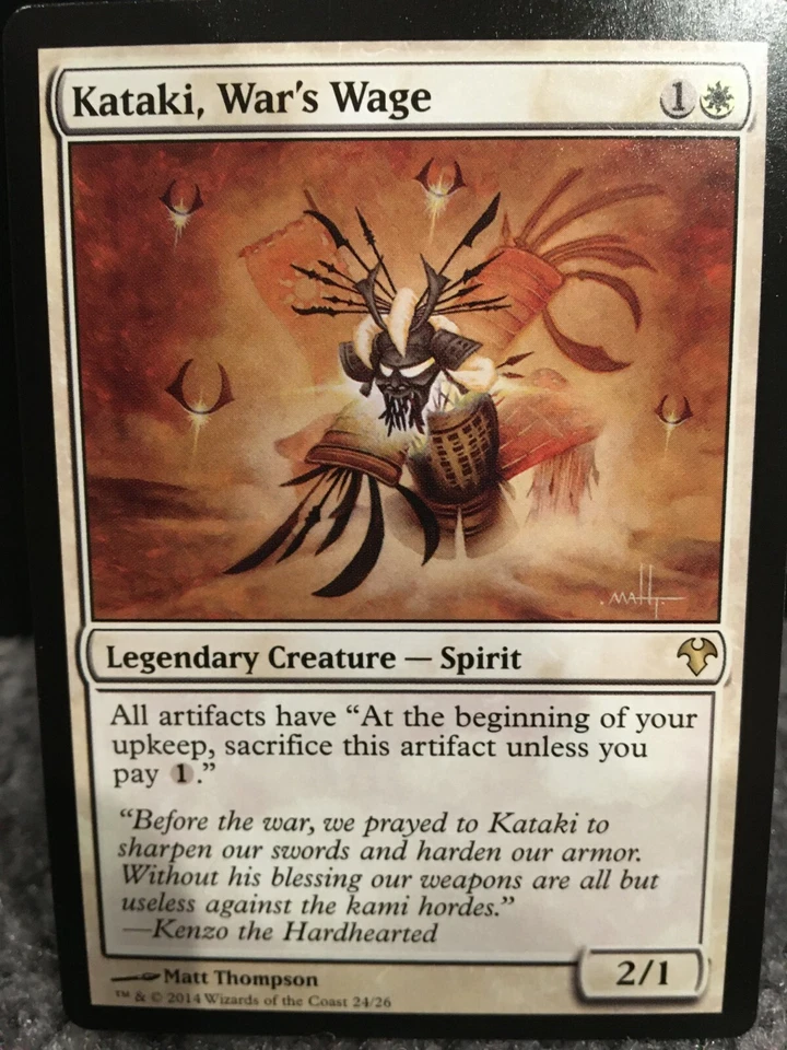 MTG: Kataki, War's Wage - Near Mint English - Modern Event Deck Rare - Image 1 of 1