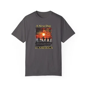 A New Day in America, Military T-Shirt, Inauguration Day 2025 - Bild 1 von 13