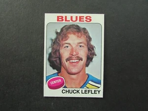 1975-76 Topps Hockey Karte #282 Chuck Lefley - Bild 1 von 2