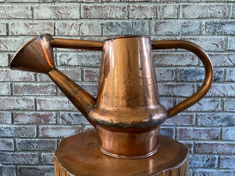 Rare Vintage Rathbanna Hand Wrought Copper Watering Pot 1895 - Early 1900's era Cover