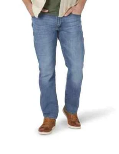 Lee Men's Size 34x32 Extreme Motion MVP Pacific Athletic Taper Blue Jeans NWT - Picture 1 of 4