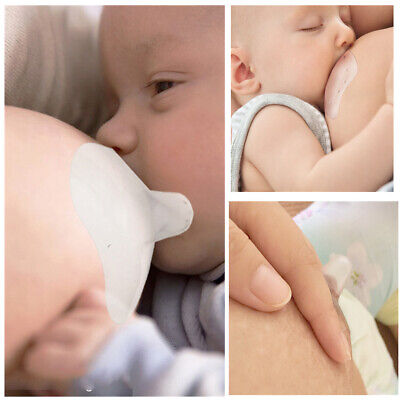 HOT！Silicone Contact Nipple Shields Protectors Extender Breastfeeding Aid W/ Box • 4.71€