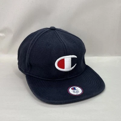 Gorra Champion tejido inverso OSFA azul gorra gruesa ajustable Foto 1 de 4