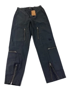 Pantalón Stüssy Flight Ripstop teñido con pigmento negro - Imagen 1 de 4