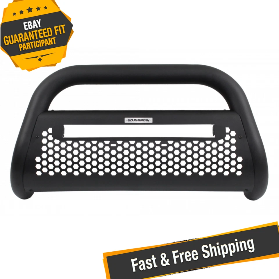 Go Rhino 3" Rhino Charger RC2 LR Bull Bar w/ Skid Plate for 06-09 Dodge Ram 3500 Foto 1 de 4