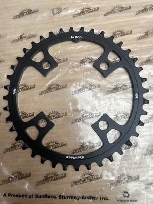 Sun Race 40t Chainring 96mm BCD Assymetric Chainrings - Image 1 of 4