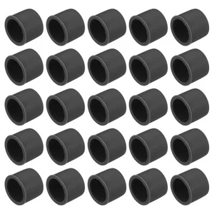 25pcs Auto RCA Port Duct Covers Caps Plugs Protector for RCA Male Plug, Black - Zdjęcie 1 z 4