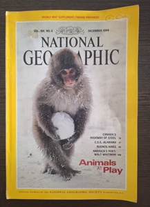 National Geographic Magazine Vintage Issue Vol 186 No 6 Dec 1994 Animals at Play - Picture 1 of 6
