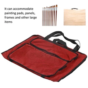 Sketchpad Bag Single Shoulder Reinforced Multiple Pockets Artist Bag For Artist - Picture 1 of 22