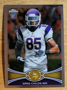 Topps Chrome #41 Greg Childs RC 2012 - Imagen 1 de 2