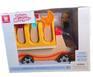 Banco de trabajo plegable brillante superior camión juguete de aprendizaje preescolar edad educativa 3+ - Imagen 1 de 5