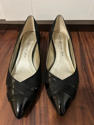 Anne Klein iflex Women's Black Kitten Heel Size 7.5 M - Image 1 of 4