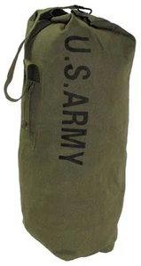 US Seesack Rucksack mit Schulterriemen Trageriemen oliv Baumwolle NEU ! - Bild 1 von 1