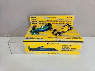 Set commemorativo Minichamps 1/43 Jordan 1991-2005 - Gachot/Monteiro - 402109105 - Immagine 1 di 4