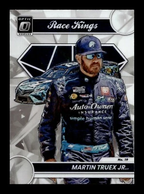 3-10-07 PWE READ 2023 donruss nascar 10 martin truex jr. race kings optic chrome - Image 1 of 2