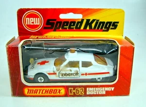 Matchbox Superking K-62 Citroen SM "Emergency Doctor" weiß rote Bpl. in Box - Picture 1 of 6