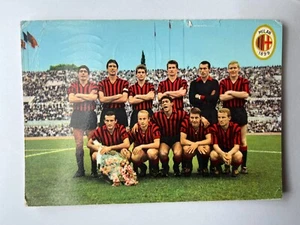 AC MAILAND 64/65-Mannschaftskarte-AC Milan-Schnellinger-Trapattoni-Amarildo-AK - Bild 1 von 2