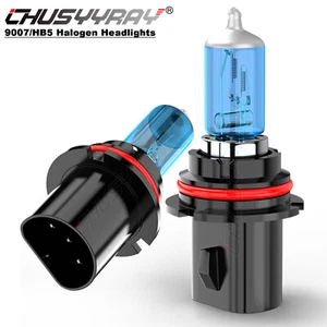 Kit de bombillas halógenas para faros 9007/HB5 blancas luz de haz alto bajo súper brillante 2 piezas - Imagen 1 de 10