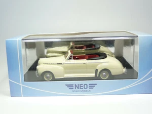 CHEVROLET SPECIAL LUXURY CUT 1941 BEIGE NEO 46991 1/43 RESIN USA CONVERTIBLE - Picture 1 of 3