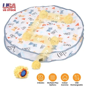 Indoor Interactive Cat Toys Motion Activated Moving Ball Hide And Seek Game - Picture 1 of 17