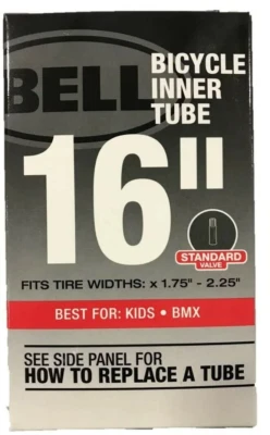 BELL SPORTS 16" Universal Schrader Valve Bike Tube Bicycle 1.75"-2.25" 7015355 - Image 1 of 2