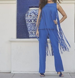 Midnight Velvet Pant Suit Plus Size 