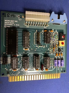 MMZ8 BASIC 8 CANALES TARJETA A-D MICROMINT AD7581JN + IC'S CIRCUITO CELLER CIARCIA RARO - Imagen 1 de 3