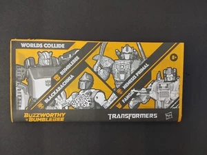 Transformers Buzzworthy Bumblebee Worlds Collide Anleitungsheft - Bild 1 von 2