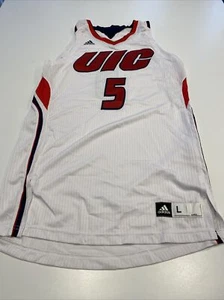 Game Worn Used Jersey UIC Flames Illinois Chicago Basketball Men’s Large #5 - Picture 1 of 4