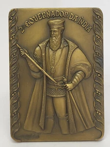 AGE OF DISCOVERY/ LOPO SOARES DE ALBERGARIA, INDIA 2nd GOVERNOR Bronze Medal - Picture 1 of 4