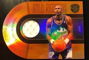2010-11 Panini Gold Standard Records Jersey Karl Malone 261/299 Utah Jazz B17