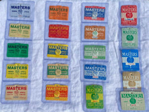 Masters Golf Badge Ticket Collection 1966-1985, 20 Badges, Augusta National