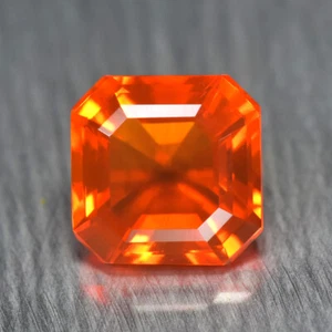 1.16Ct Radiant Cut_Superb "AAA" Grade Natural Orange Fire Opal - Picture 1 of 1