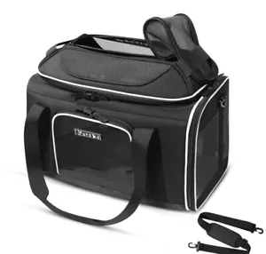 Petskd Pet Carrier KDB-008 M Blk Airline Approved,Pet Travel Carrier Bag - Picture 1 of 1