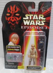 1998 Hasbro Star Wars Ep I CommTech Chip No 84074 Anakin Skywalker (Tatooine) - Picture 1 of 7