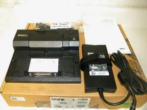 Dell Latitude E6410 E6420 E6430 PR03X Port Replicator with Dell 130W AC Adapter - Picture 1 of 4