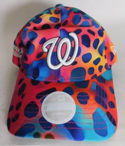 Washington Nationals Hat MLB Womens Strapback Spring Training Print & Cap - Picture 1 of 5