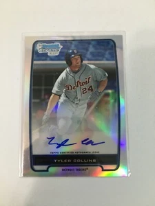 F115,011 2012 Bowman Chrome Prospect Autographs Refractors /500 Tyler Collins - Picture 1 of 1