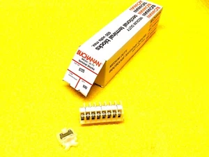 BOX of (100) BUCHANAN 0725 CHANNEL MOUNT MEDIUM DUTY 600 VAC TERMINAL BLOCKS - Picture 1 of 9