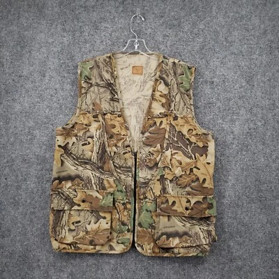 Jordan Lee Vest Mens Medium Brown Realtree Camo Utility Shooting Hunting Outdoor - Image 1 of 4