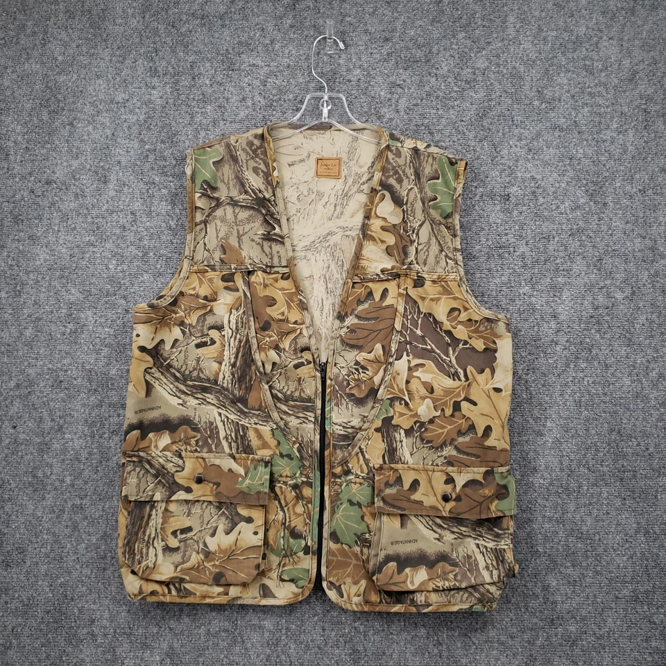 Jordan Lee Vest Mens Medium Brown Realtree Camo Utility Shooting Hunting Outdoor - Image 1 of 4
