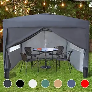 More details for birchtree 3x3m pop up gazebo marquee waterproof garden awning party tent canopy